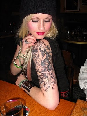 randy orton skull tattoo sleeves. sleeve tattoo