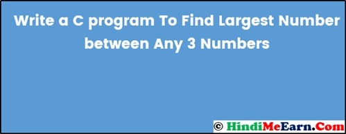 Find Largest Number