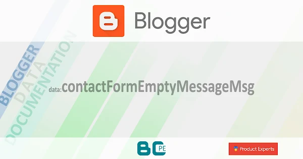 Blogger - Gadget ContactForm - data:contactFormEmptyMessageMsg