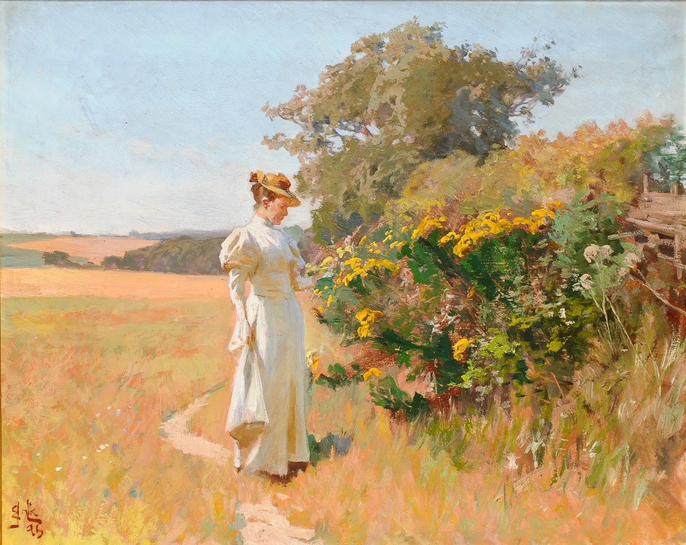 Erik Ludwig Henningsen (1855-1930) - A Genre Painter