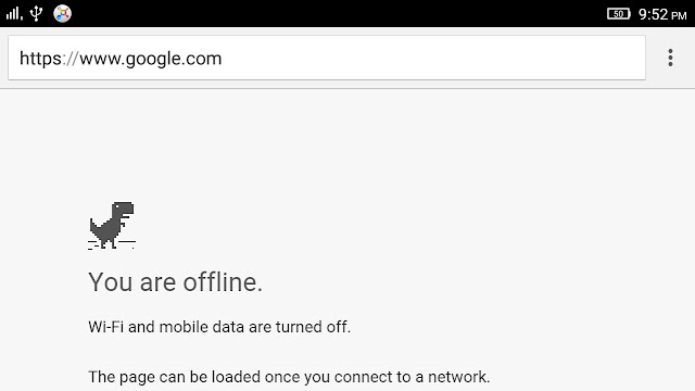 How to load a webpage offline using chrome