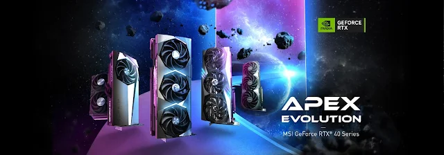 MSI first custom NVIDIA® GeForce RTX® 40 Series Video Graphics Car