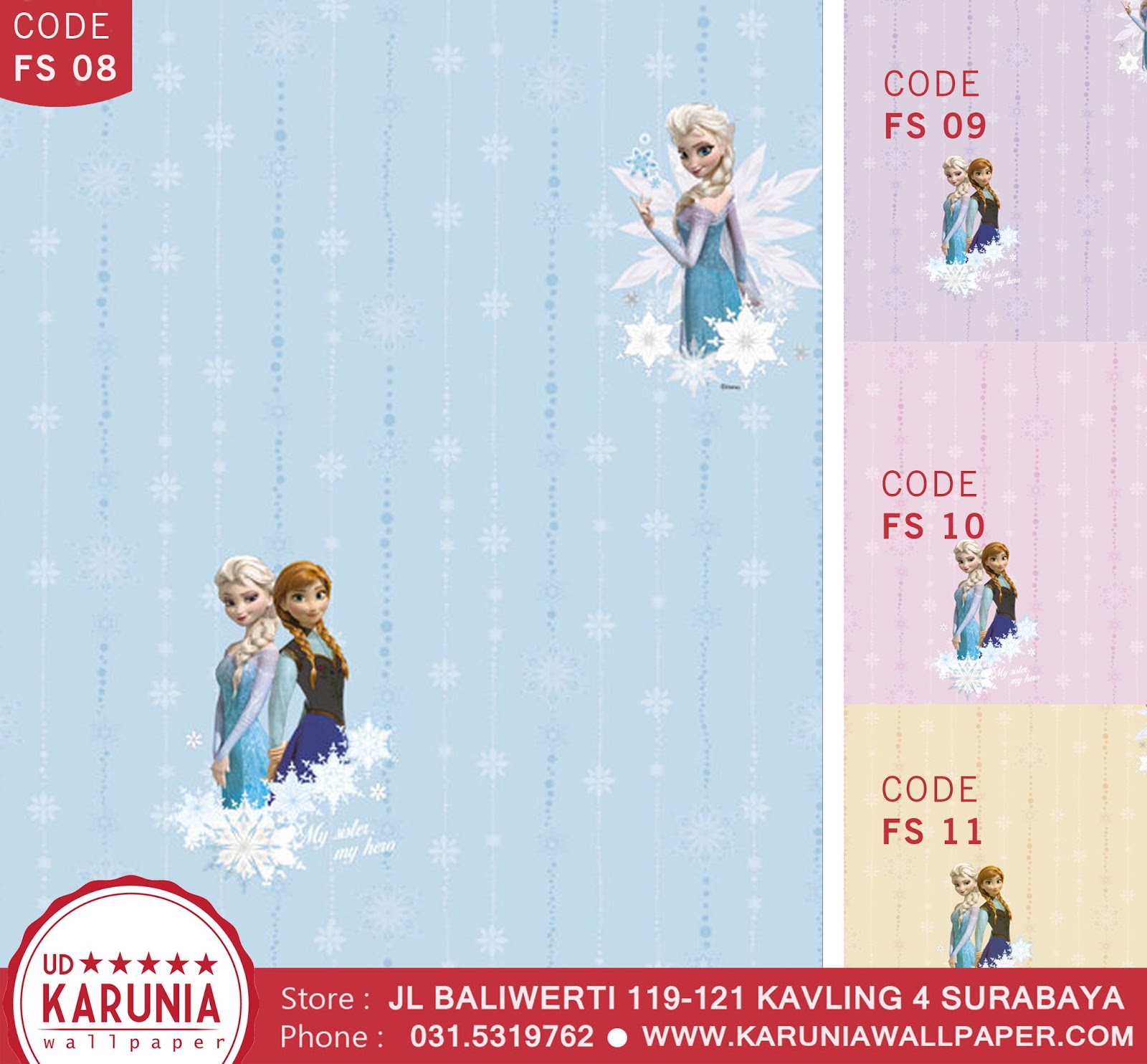 NEW ARRIVAL WALLPAPER DINDING ANAK DISNEY COLLECTION KARUNIA