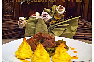 Vitela Guisada com Ervilhas