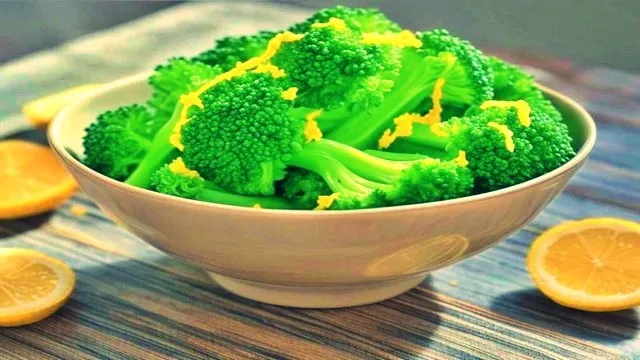 steamed-broccoli-garnished-with-lemon-zest