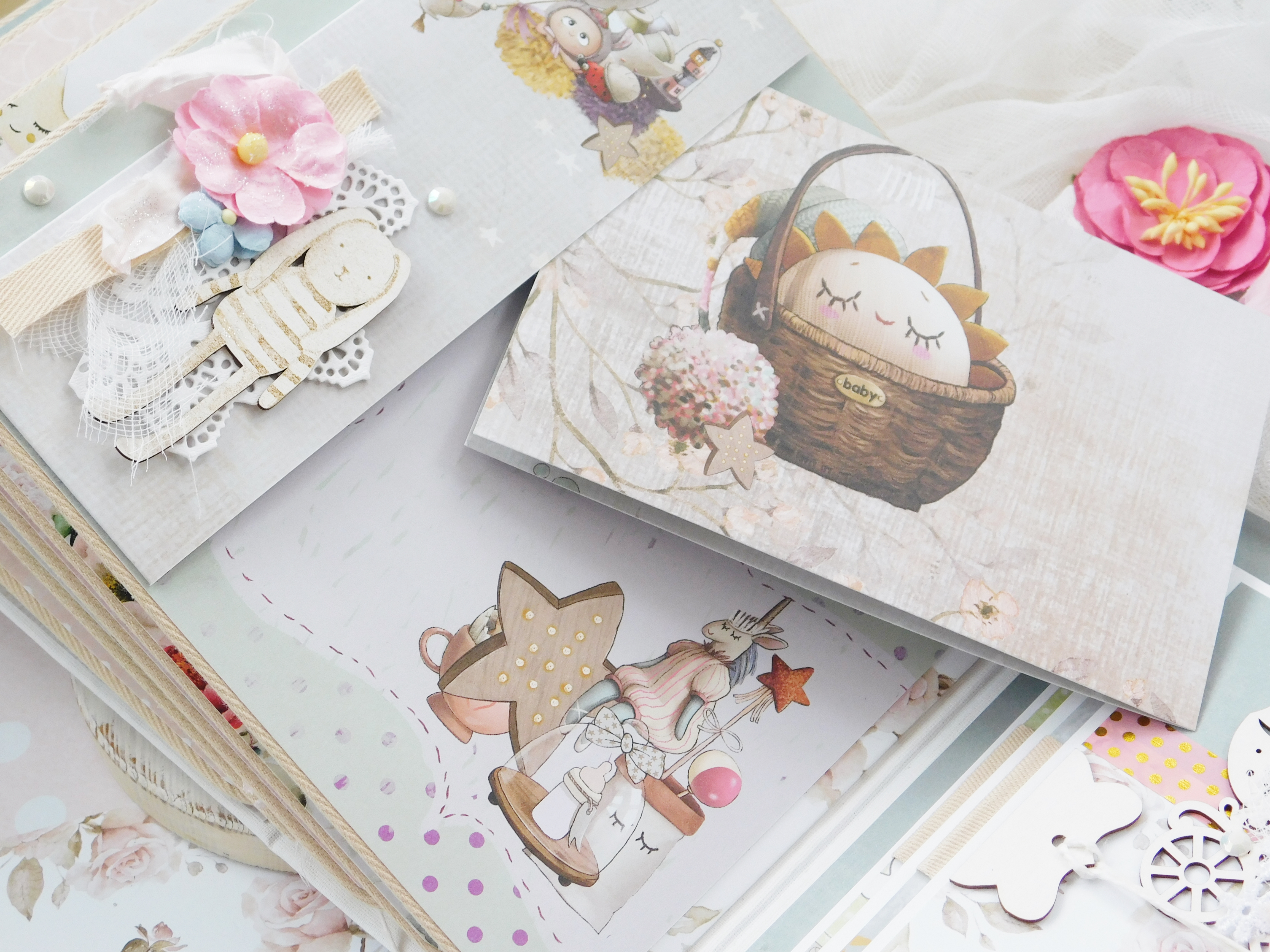 album jak książka, scrapbooking, handmade, ręcznie robiony, dla dziecka