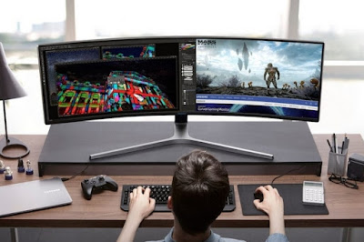 The Samsung CHG90 49-Inch Curved QLED Monitor For Game Lovers