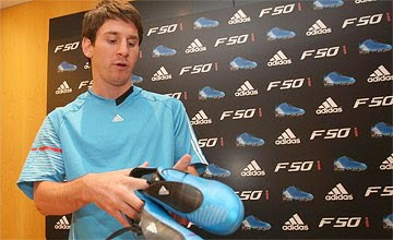 lionel leo messi barcelona adidas f50i