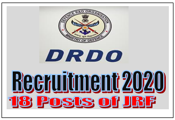 DRDO Recruitment 2020 for JRF