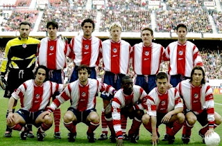 📸CLUB ATLÉTICO DE MADRID 📆6 febrero 2000 ⬆️Molina, Valerón, Kiko, Bejbl, Gamarra y Capdevila. ⬇️Hugo Leal, Santi, Hasselbaink, Aguilera y Solari. CLUB ATLÉTICO DE MADRID 2 🆚 REAL ZARAGOZA 2 Domingo 06/02/2000 17:00 horas. Campeonato de Liga de 1ª División, jornada 23 Madrid, estadio Vicente Calderón GOLES: ⚽1-0: 19’, Hasselbaink, de penalti. ⚽2-0: 54’, Hasselbaink. ⚽2-1: 80’, Yordi. ⚽2-2: 82’, Ander Garitano.