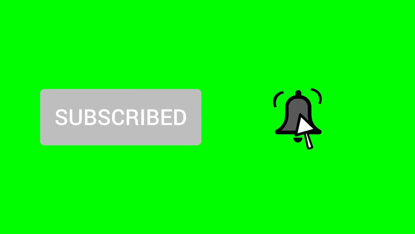 Subscribe and Press the Bell Animation