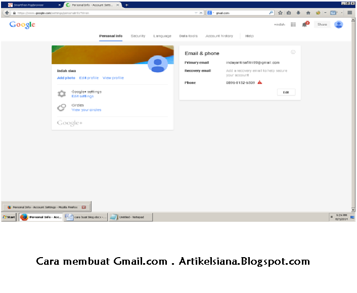 Cara Membuat email (Gmail ) 