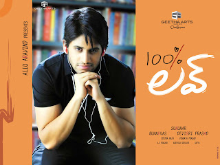 Naga Chaitanya, Tamanna Latest Telugu Movie - 100% Love (2011) Wallpapers