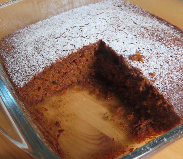 Small Batch Gingerbread Cake with a Lemon Cream