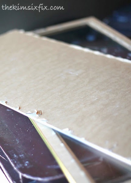 Removing frame backer board