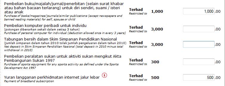 Dah Buat E-Filing Cukai Pendapatan 2010: LHDN Hutang RM1,000++