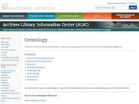 Genealogy and the U.S. National Archives