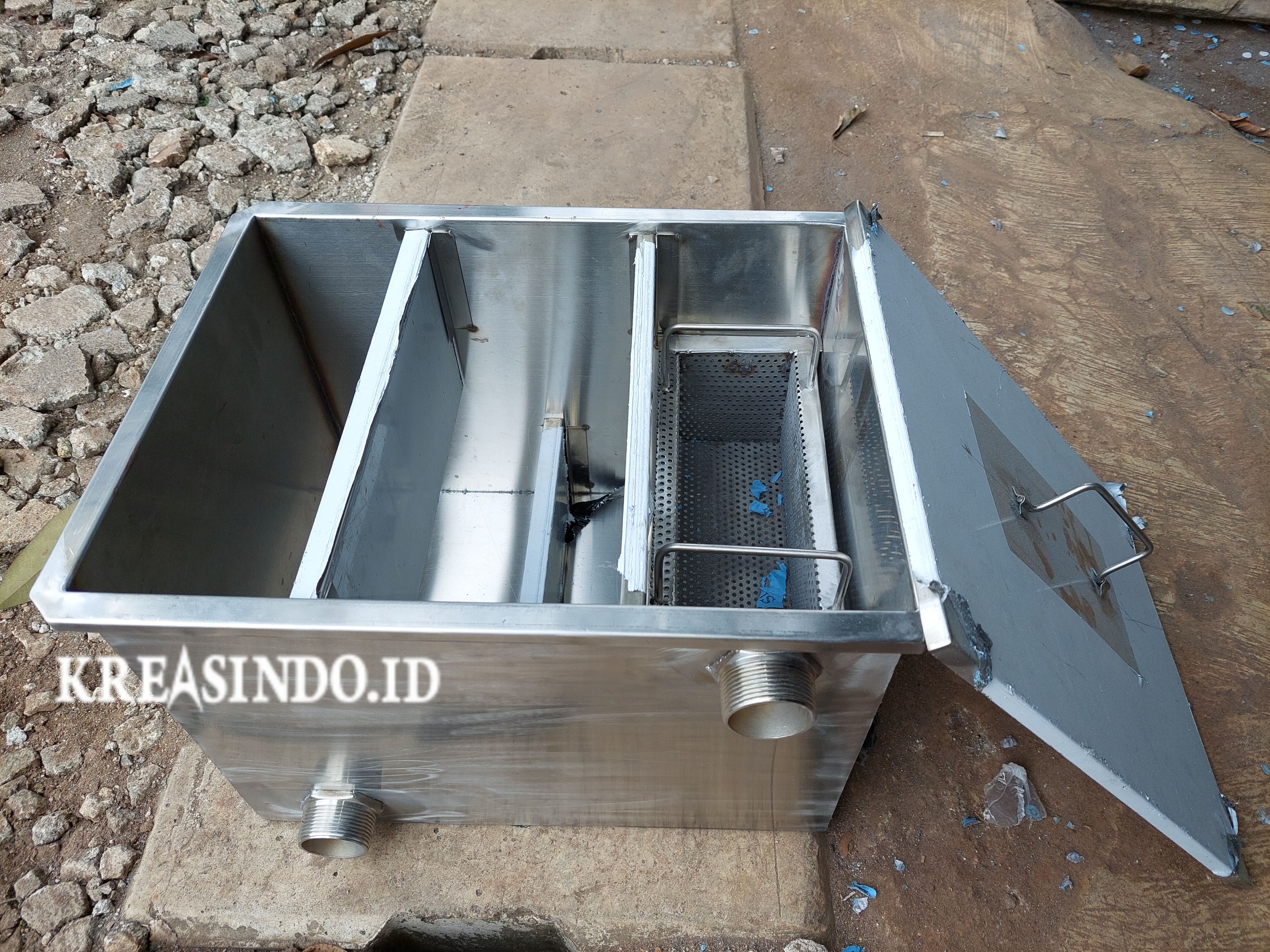 Mau Buat Saringan Sink? Ini Dia Jasa  Grease Trap Stainless Murah No.1