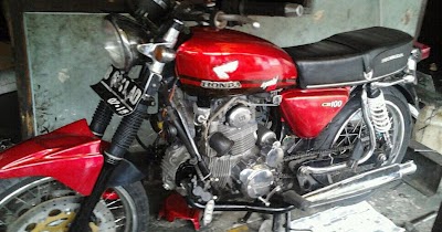 Honda CB 100 Modifikasi Bore UP 400 CC Double Starter 