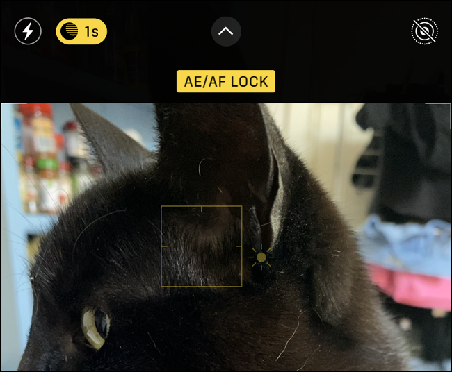 iPhone Camera AE / AF Lock