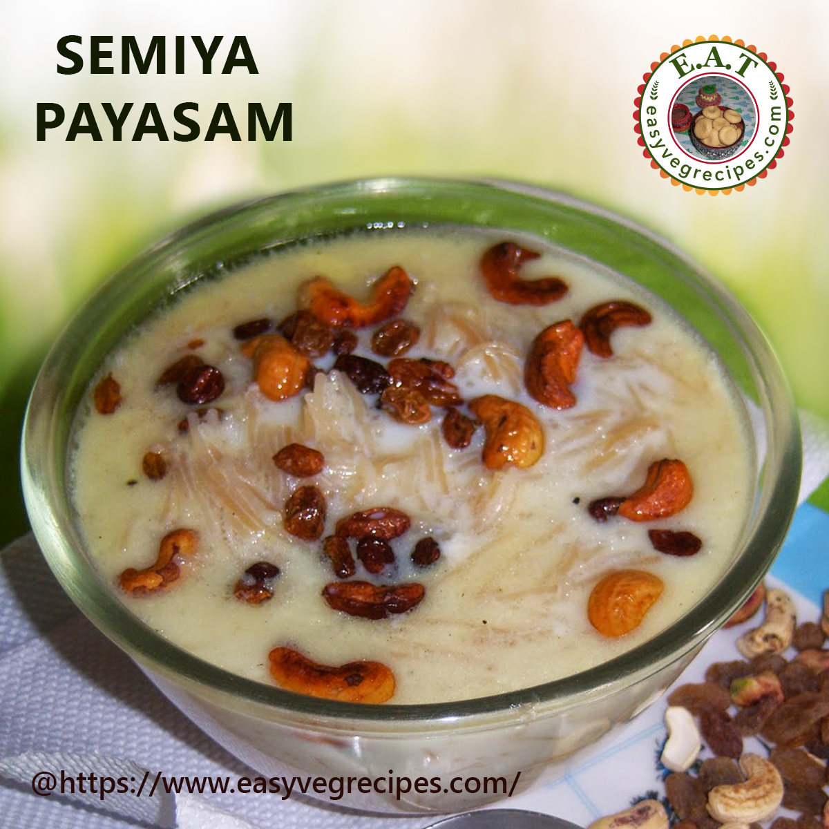 Semiya Payasam Recipe
