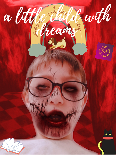 a little child with dreams