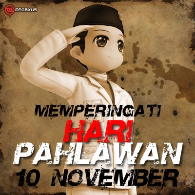 DP BBM GAMBAR HARI PAHLAWAN 10 NOVEMBER Animasi PP Selamat 