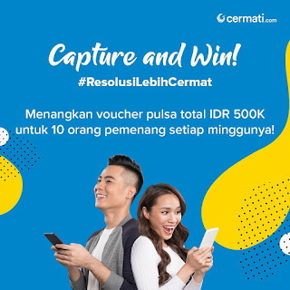 Kuis Resolusi Lebih Cermat Berhadiah Pulsa 500K Setiap Minggu Untuk 10 Orang