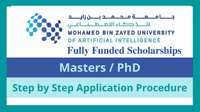 Apply for MBZUAI Masters/Ph.D Scholarships 2023