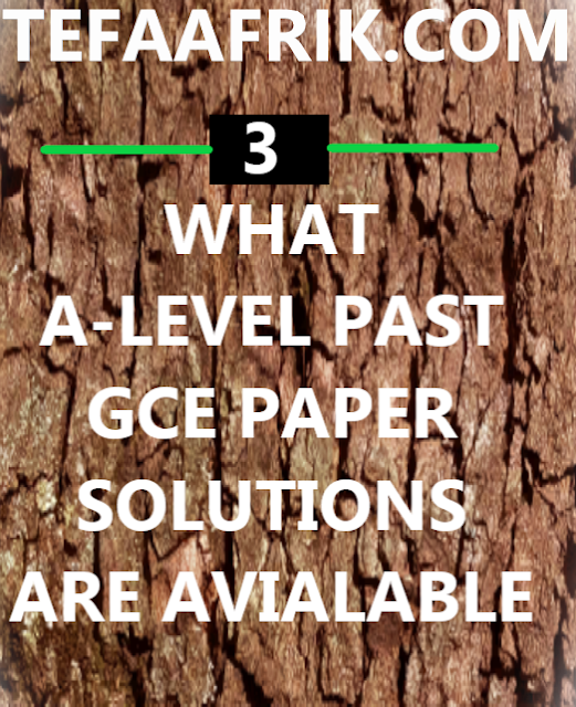 what a level gce past paper solutions are available 