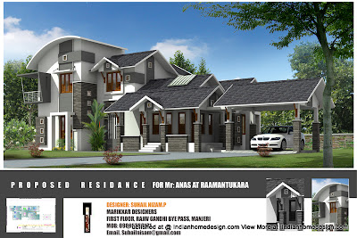 Beautiful House Plans on Here Is Beautiful House Pictures Of A Kerala 2222 Sqft Home  Included