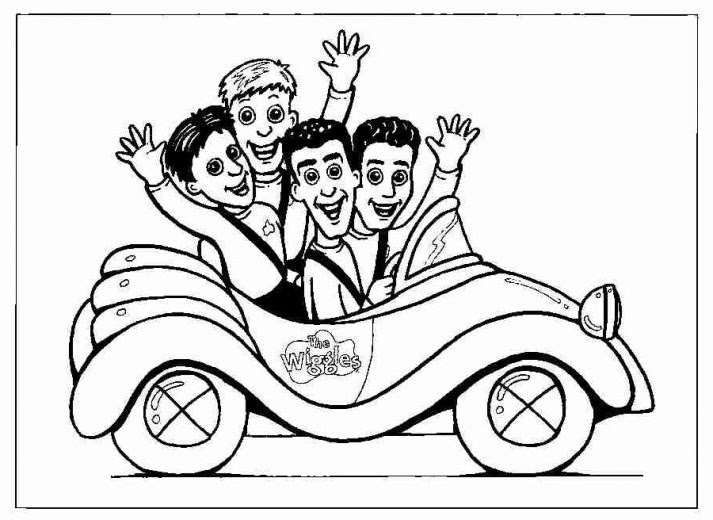 fun coloring pages the wiggles coloring pages
