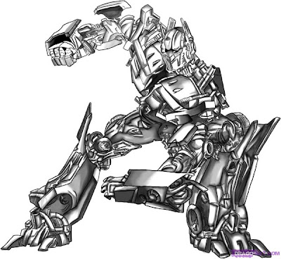 Transformers Coloring Pages Optimus Prime