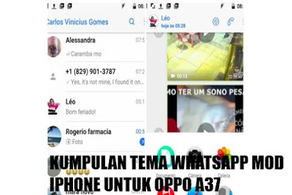 √ Kumpulan Tema Whatsapp Mod Iphone Untuk Oppo A37 Ada Di Sini