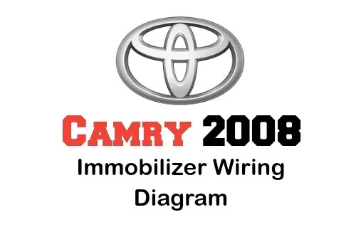 Toyota Camry 2008 immobilizer wiring diagram