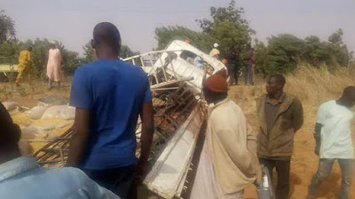  Photos: Road accident leaves five dead, others injured along Sokoto-Kebbi Road