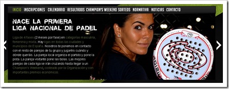 Liga nacional de padel informacion