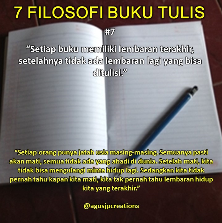 Filosofi Cerita Pensil Dan Buku - Tentang Masa Lalu dan 