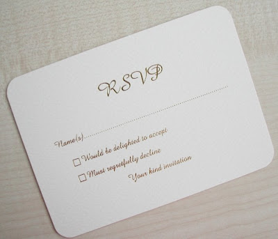 Wedding Invitations Rsvp Cards on Invitations Particulary Wedding Invitations Often Include Rsvp Cards