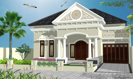 Panduan Bangunan Rumah  Model  Rumah  Satu  Lantai 