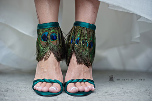In case you don 39t dig the peacock feathers on you wedding shoes 