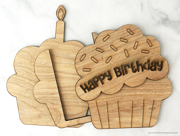 Birthday Cupcake Gift Card Holder