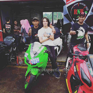 Foto Dylan Carr (Rio) dengan Motornya di Anak Jalanan RCTI