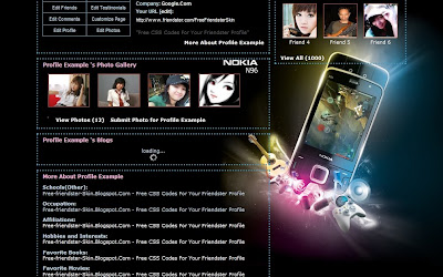 NOKIA N96, free friendster skin, gadget