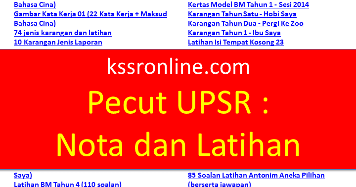 Contoh Karangan Ulasan Upsr - Terbaru 10