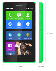 Spesifikasi Nokia XL