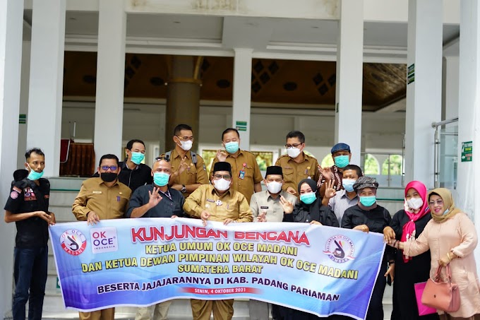 Ringankan Korban Bencana Padang Pariaman OOM Salurkan Bantuan Kemanusian 