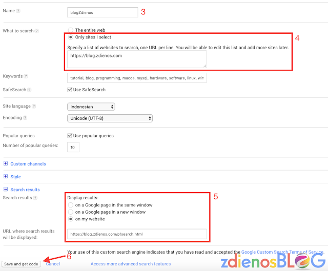 custom - Memasang Google Adsense for Search