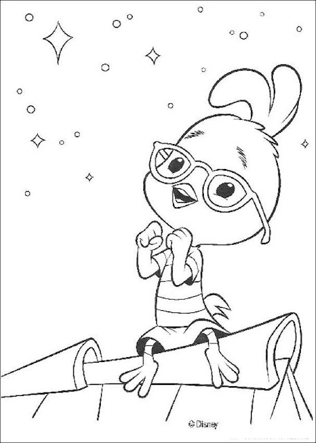 Chicken Little Coloring Pages for Kids