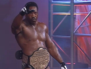 WCW Mayhem 2000 - Booker T defended the World Heavyweight Championship against Scott Steiner in a straight jacket cage match
